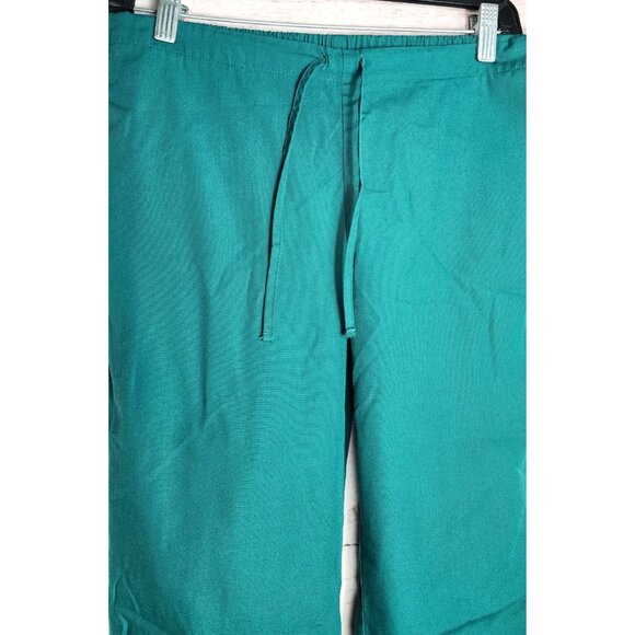 Green Cherokee XS Scrub Pants | Polyester Cotton Drawstring Medical Uniform - Picture 8 of 10